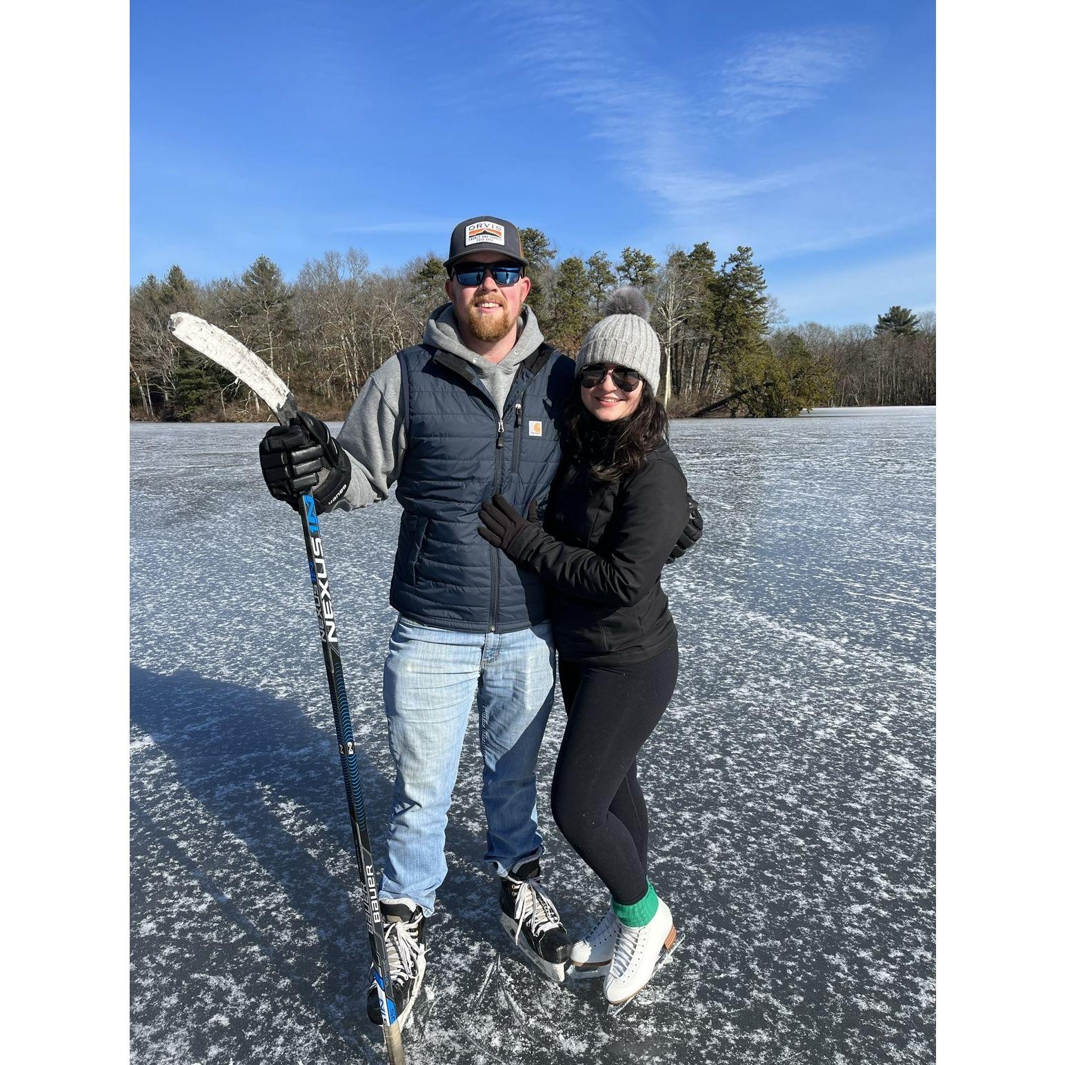 Pond skating in Hale- 2022