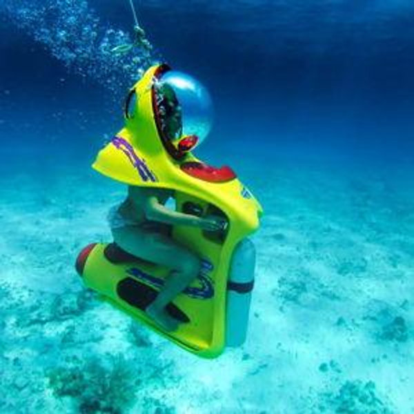 Underwater Scooter Ride in Bora Bora