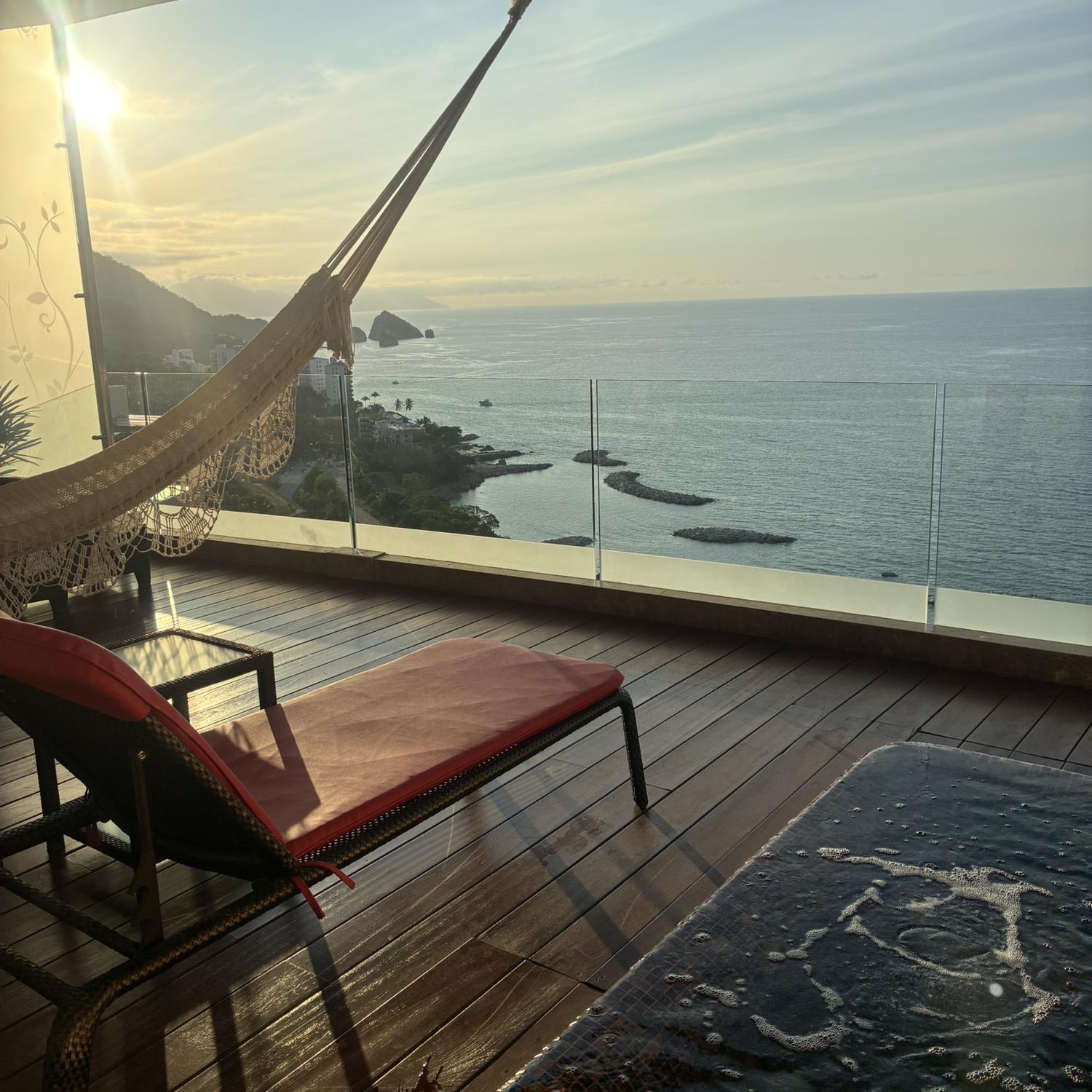 Balcony view at our home away from home!
Hotel Mousai, Puerto Vallarta
December 2025
