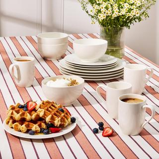 For Me 16-Piece Porcelain Dinnerware Set, Service for 4