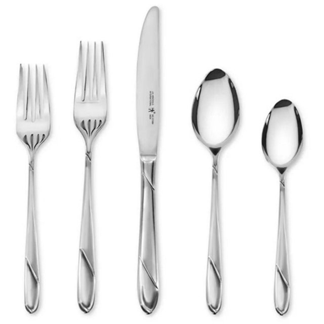 Henckels Milena 62-pc 18/10 Stainless Steel Flatware Set, Service for 12