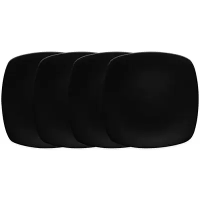 Noritake® Colorwave Mini Quad Plates in Graphite (Set of 4)