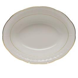 Herend Golden Edge Oval Vegetable Dish