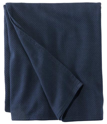 LL Bean Maine-Made Cotton Twill Blanket
