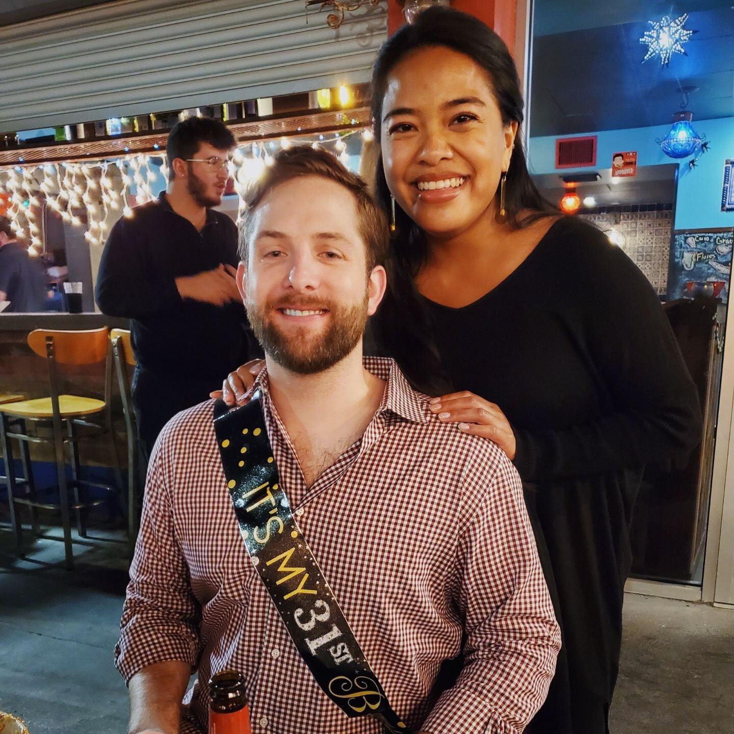One of Pat's memorable (???) birthday celebrations
