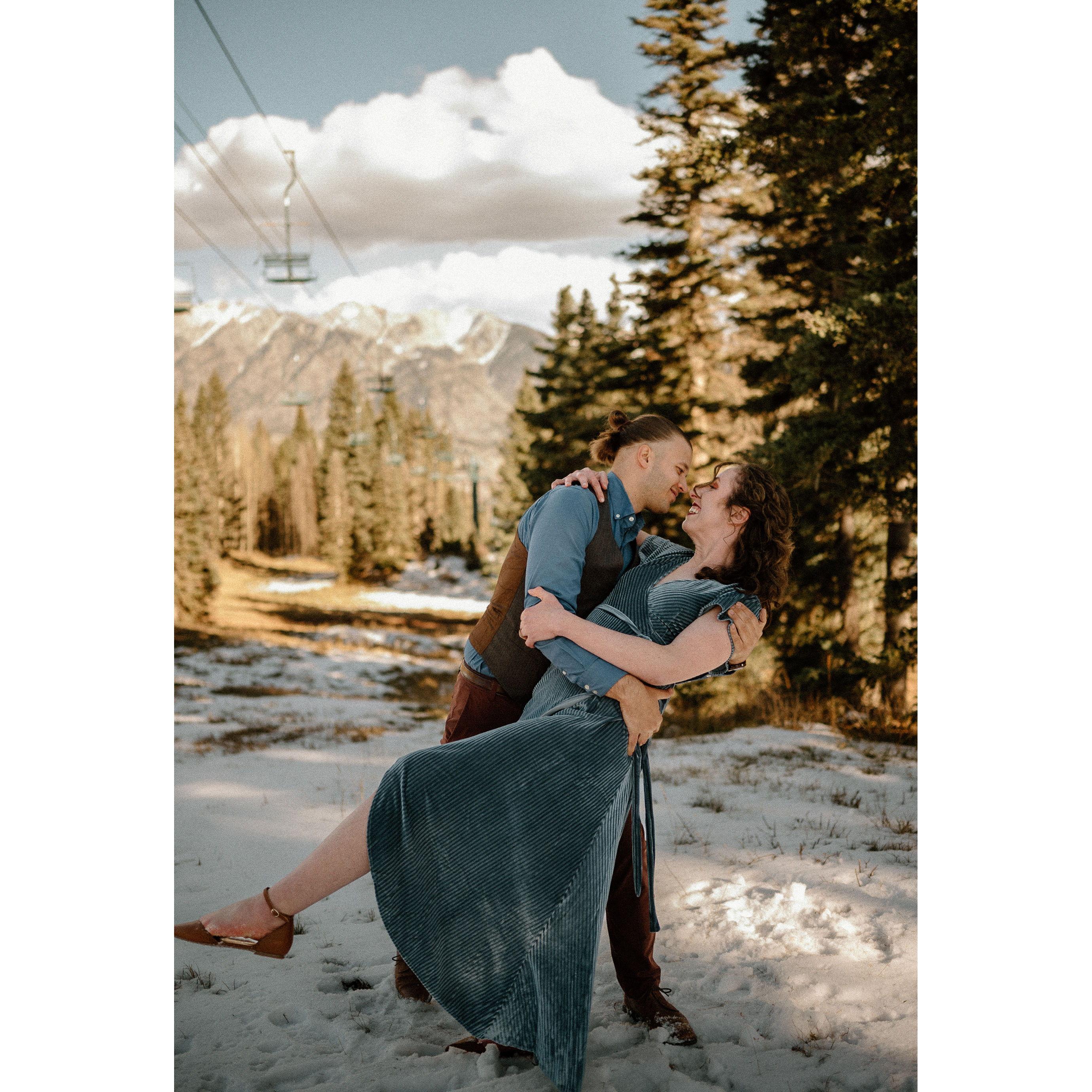 Engagement Photos, San Juan Mountains, Colorado, 2022