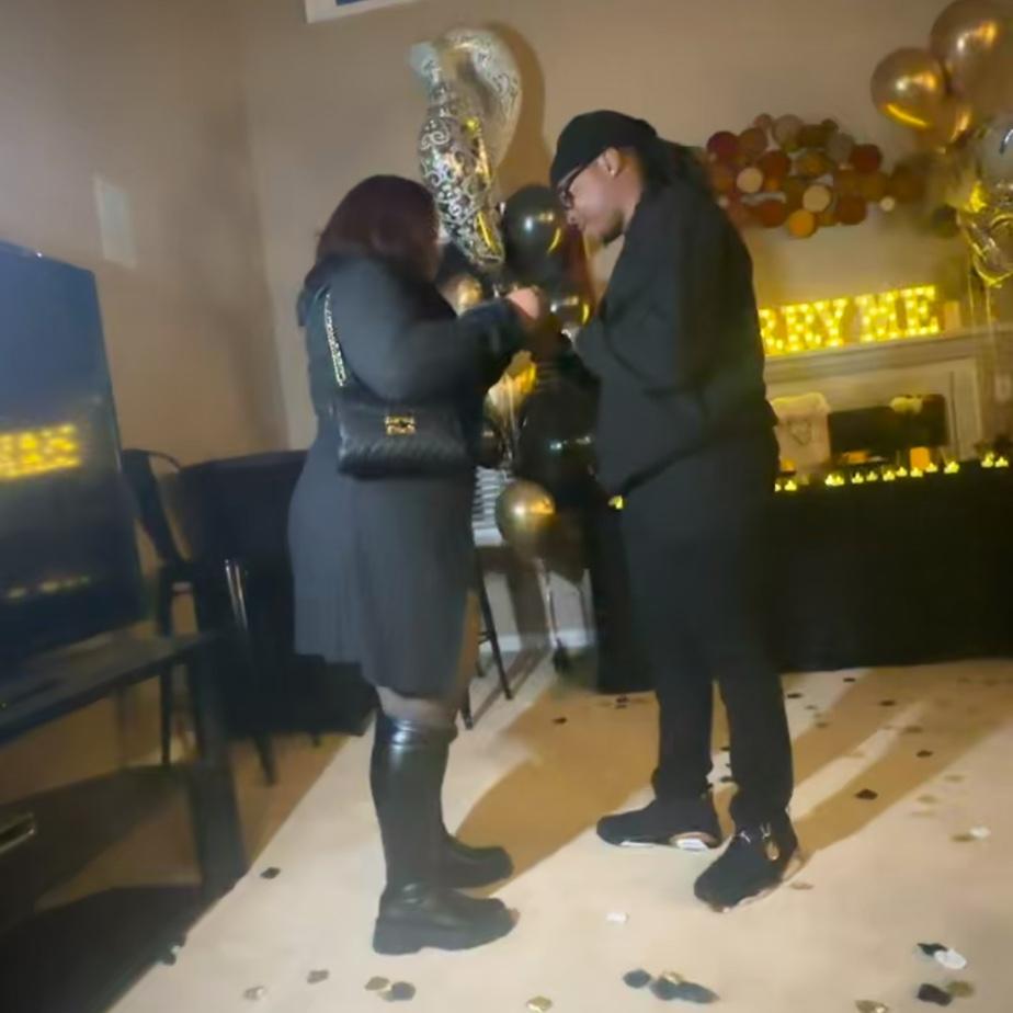 She said yes!