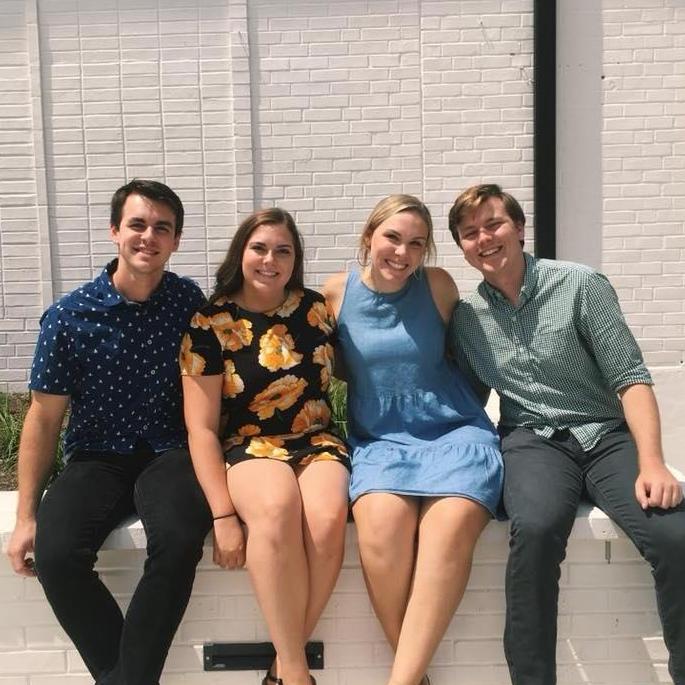 Pals at church
