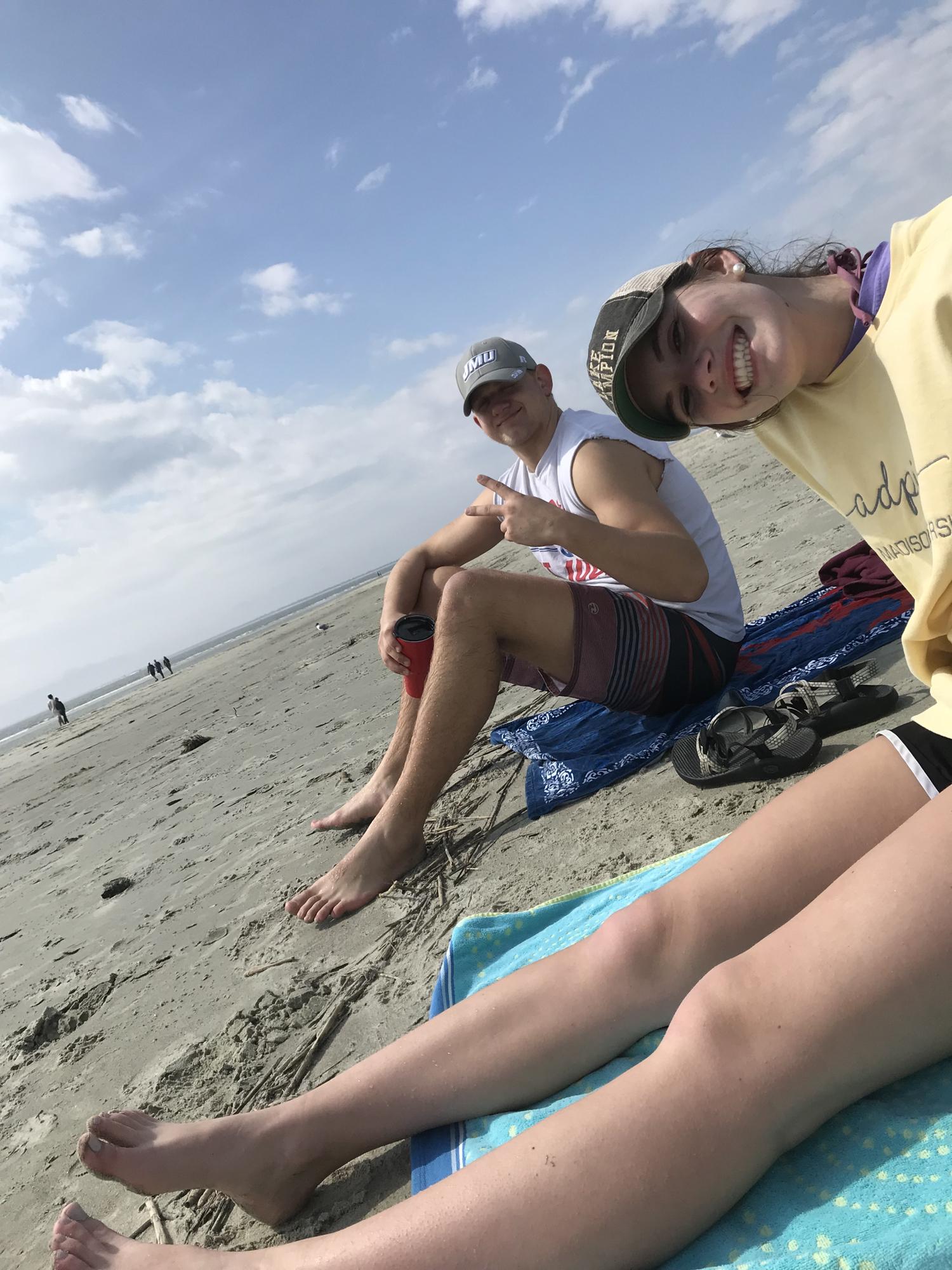 This is one of our first pictures with just the two of us during our spring break trip to Charleston in 2019!