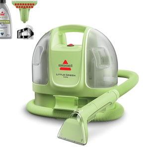 BISSELL Little Green Mini Portable Carpet and Upholstery Deep Cleaner, Car/Auto Detailer, with HydroRinse Self-Cleaning Tool and 4" Tough Stain Tool, Tea Green, 4075