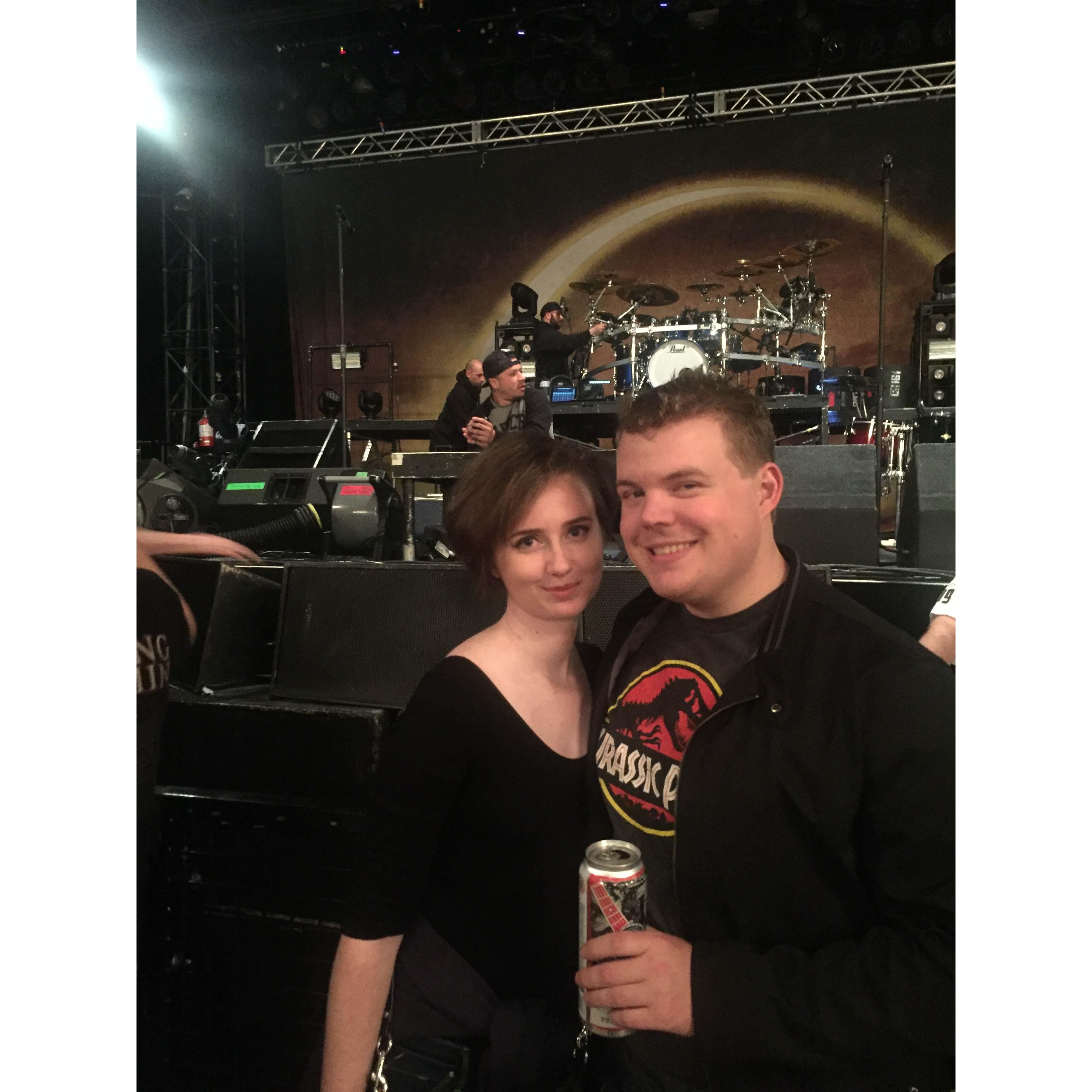We go on a date to see Breaking Benjamin