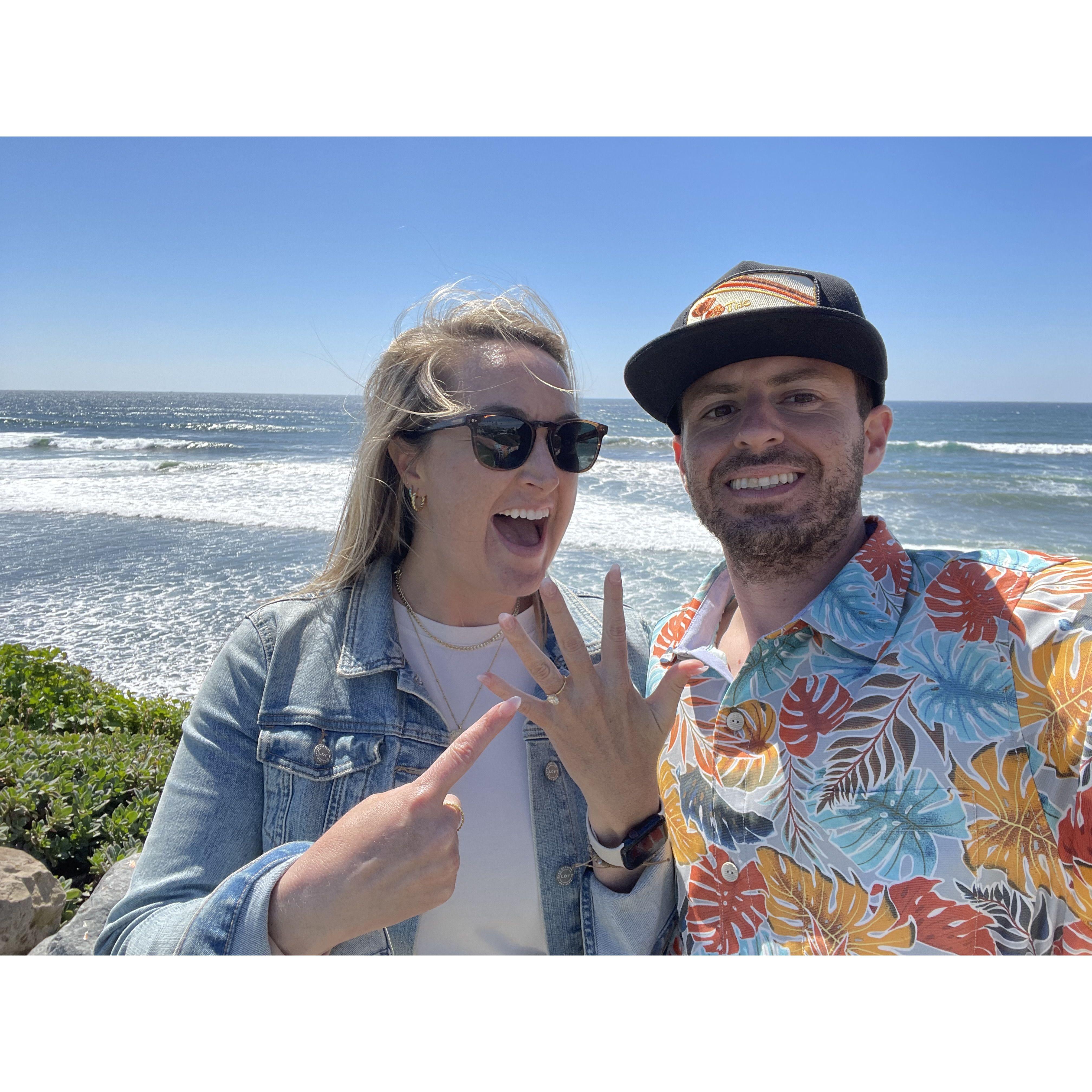The day we got engaged!! Yay!