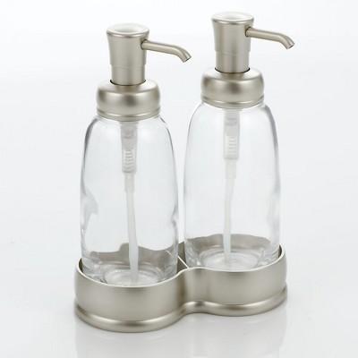 mDesign Double Liquid Hand Soap Dispenser Pump Bottle