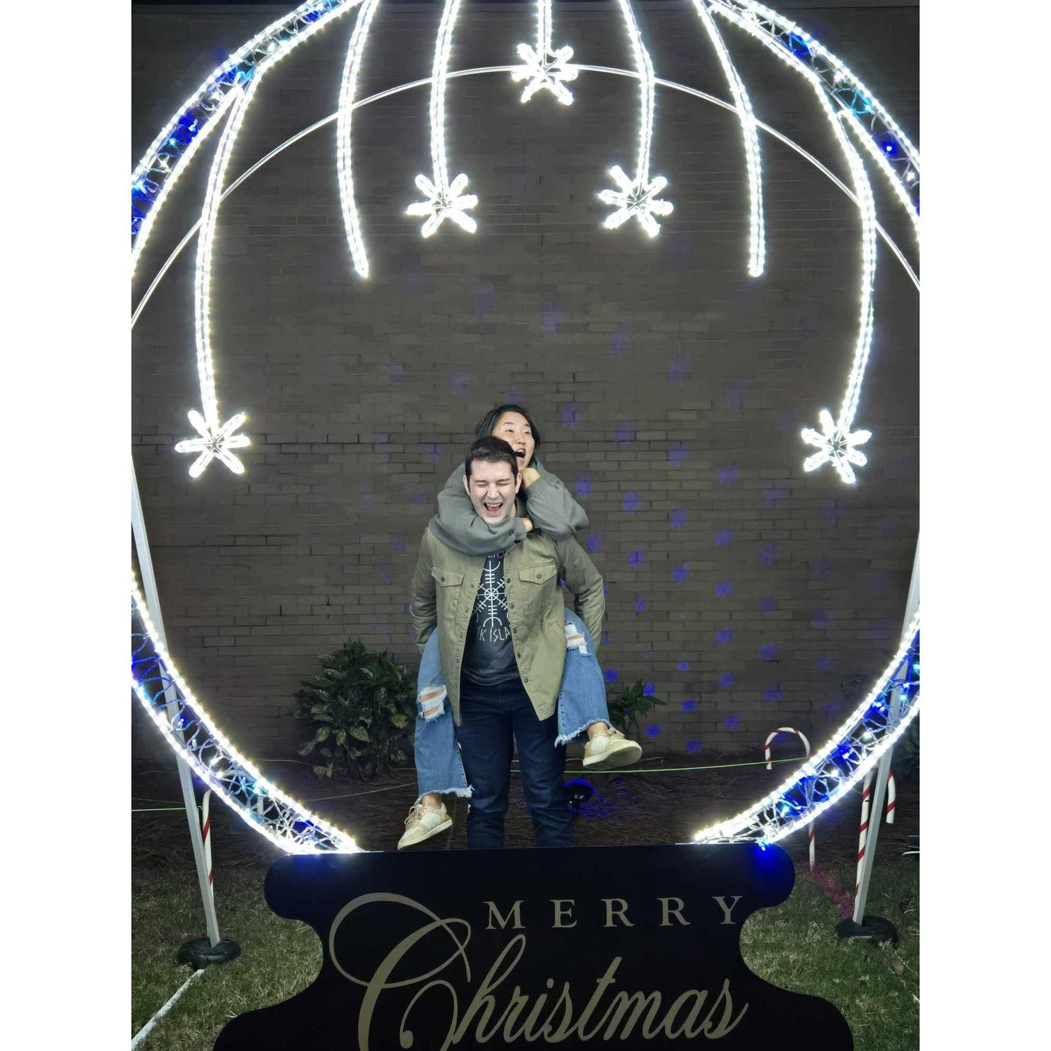 And enjoyed the holidays together.