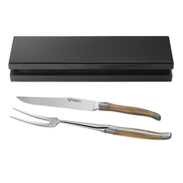 Laguiole en Aubrac Olivewood Carving Set