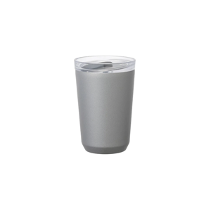 Kinto To Go Tumbler Silver 360ml / 12oz with plug