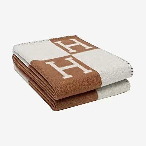 Cashmere Throw Blanket for Couch Sofa Fleece Blanket Throw Size Fuzzy Soft Blanket for Couch/Chair/Love Seat/Car,Coffee
