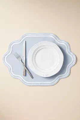 Madeline Embroidered Cotton Placemat