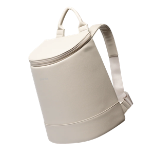 Eola Bucket Cooler Bag - Latte - Vegan Leather