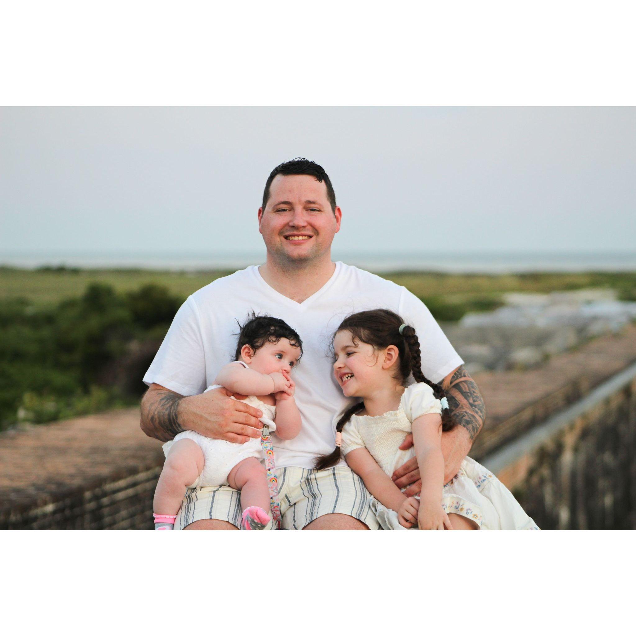 First time taking Addie to the Fort Pickens!