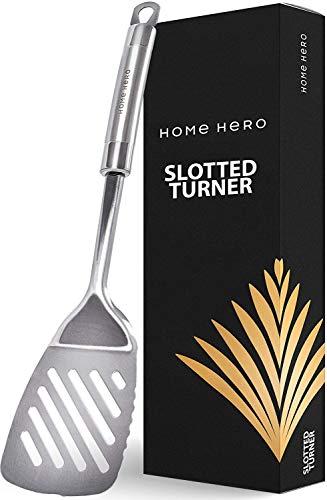 Slotted Spatula Slotted Turner Spatula - Stainless Steel Slotted Turner Stainless Steel Spatula Metal Turner - Metal Spatulas for Cooking Turner Stainless Steel Turner Slotted Spatula Stainless Steel