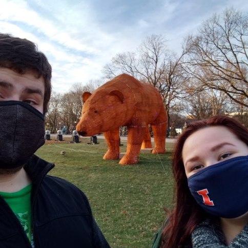 Free Brookfield Zoo days are a favorite winter pastime of Cole and Maddy!