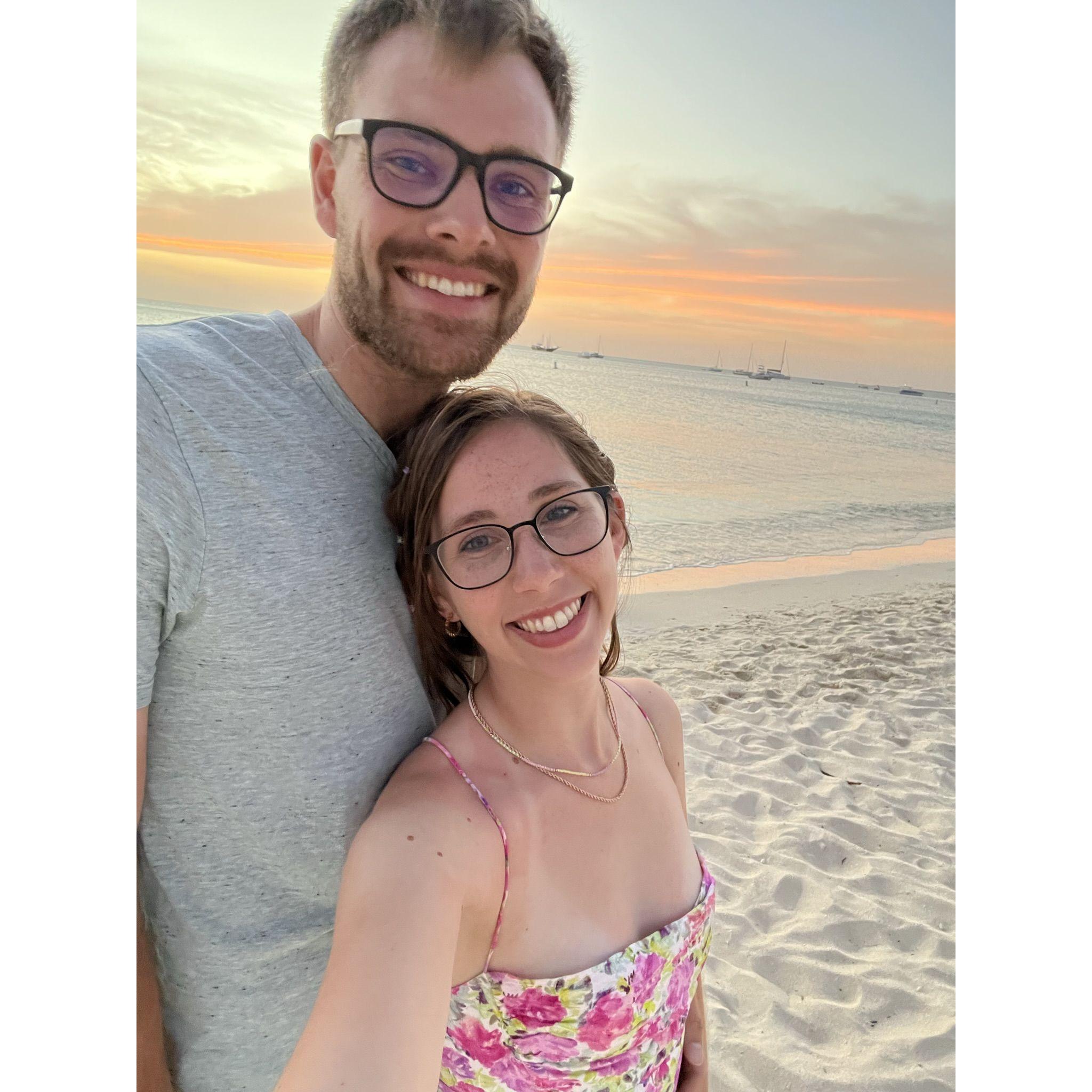 Sunset in Aruba