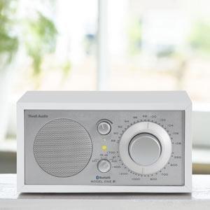 Tivoli Audio M1BTWHT Model One BT- Bluetooth AM/FM Radio (White/Silver)
