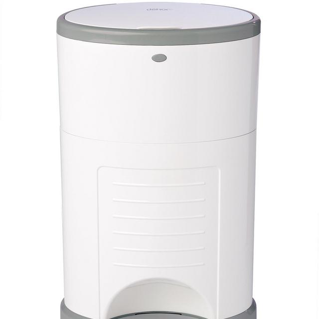 Dekor Classic Hands-Free Diaper Pail | Easiest to Use | Just Step – Drop – Done | Doesn’t Absorb Odors | 20 Second Bag Change | Most Economical Refill System | White