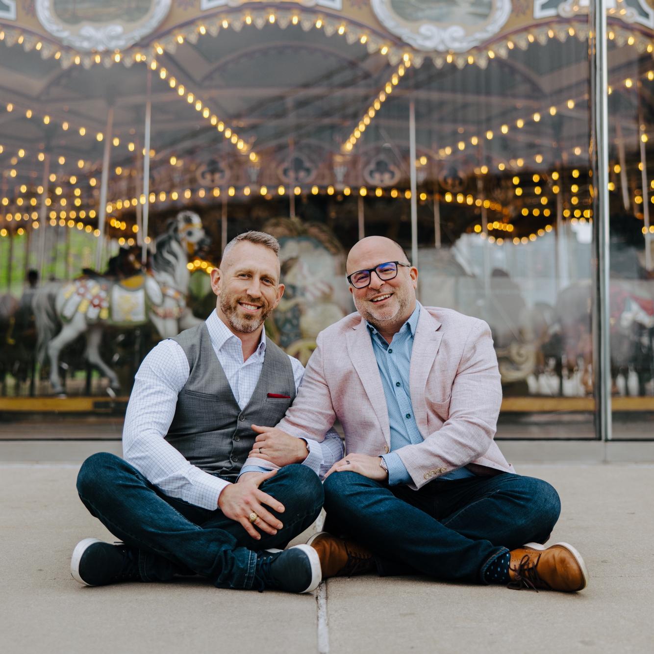 engagement photo session - jane's carousel