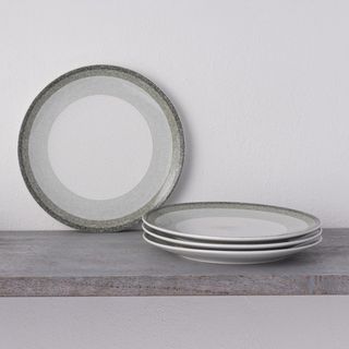 Colorscapes Layers Coupe Salad/Dessert Plate, Set of 4