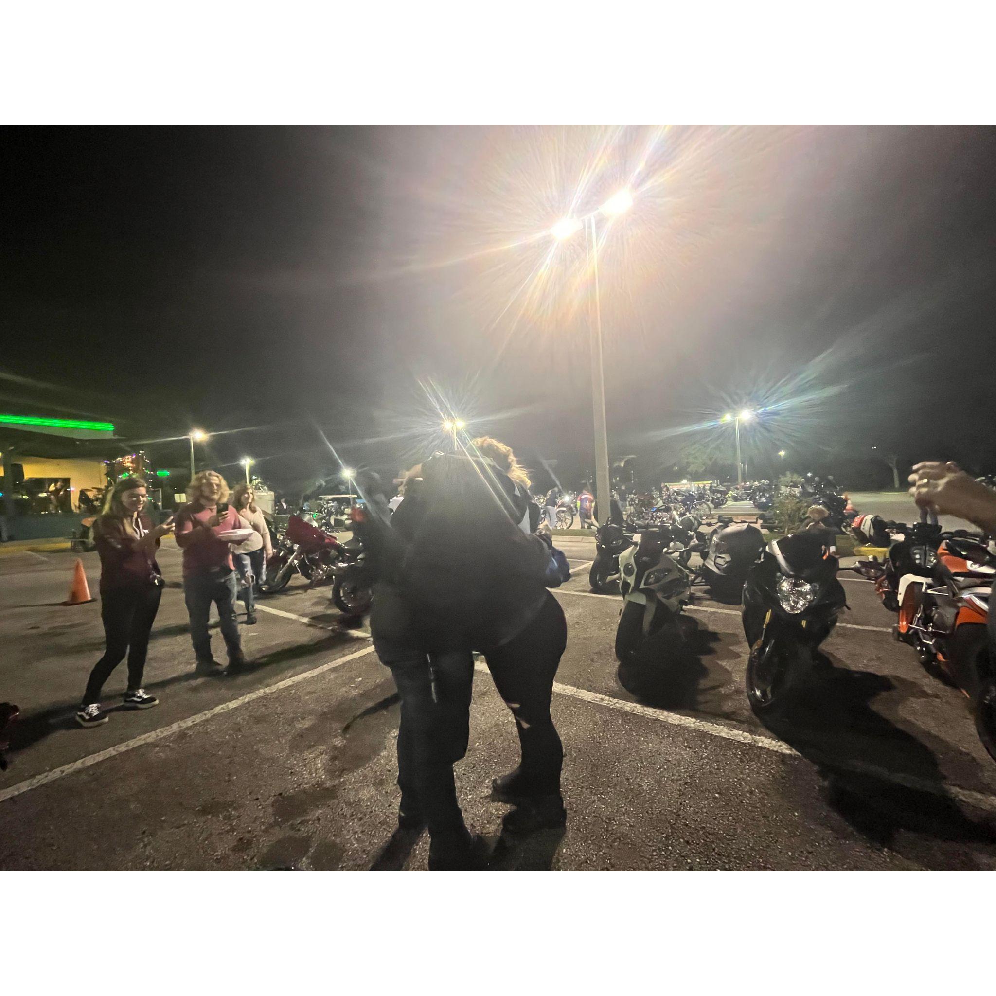This was the night I was asked ''Will you Marry Me'' at the place we had our first date many years ago.