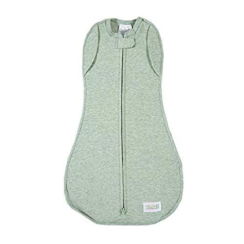 Woombie Convertible Baby Swaddle Blanket, Converts to Wearable Blanket for Babies Up to 6 Months, Lime Sorbet Green, 14-19 lbs