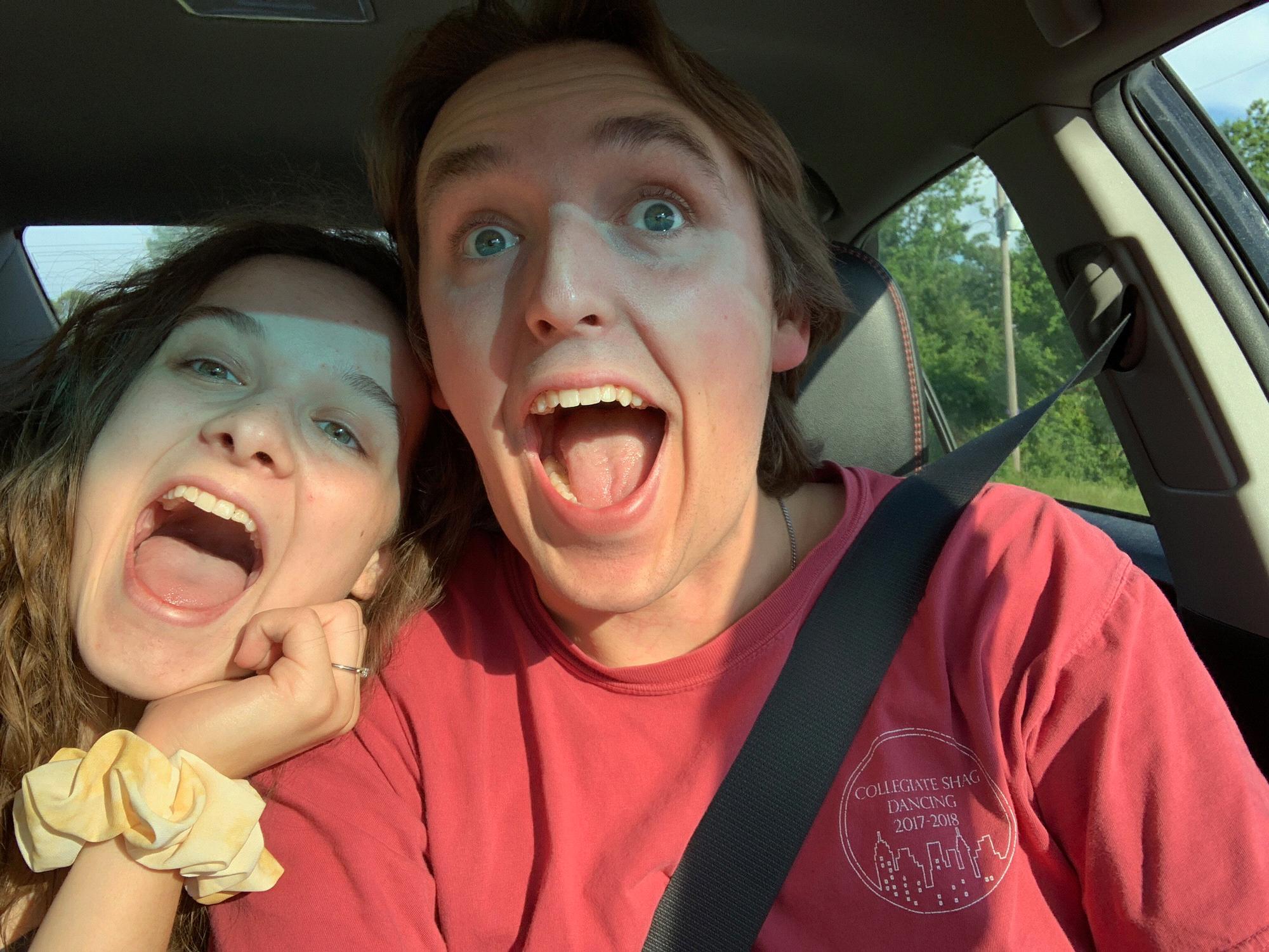 our faces when Ed Chase agreed to marry us!