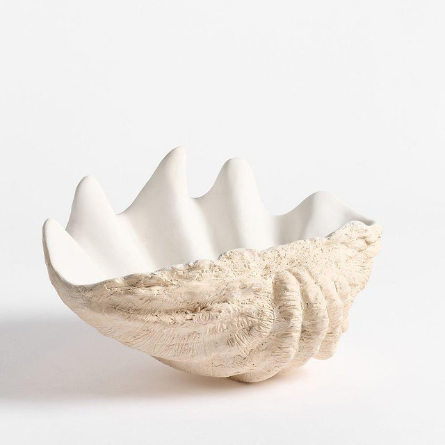 Clam Shell Party Bucket, Natural - Small