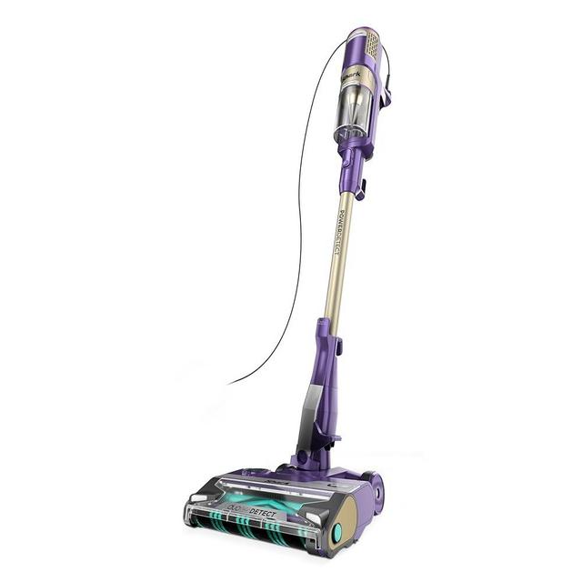 Shark POWERDETECT Ultra-Light Corded Stick Vacuum with DuoClean, Self-Cleaning Brushroll for No Hair Wrap, Anti-Allergen Complete Seal, and Odor Neutralizer Technology, HZ4002, Compact, Eggplant