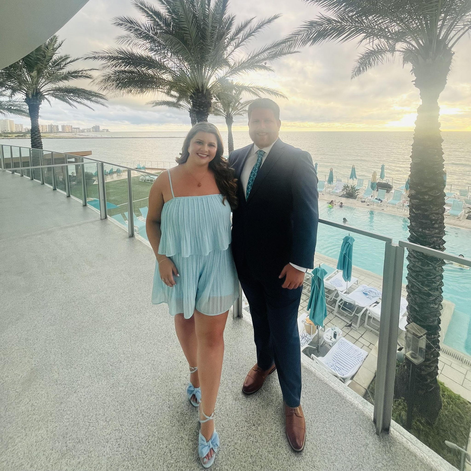 Celebrating Zach and Riley's wedding in Clearwater, Florida!