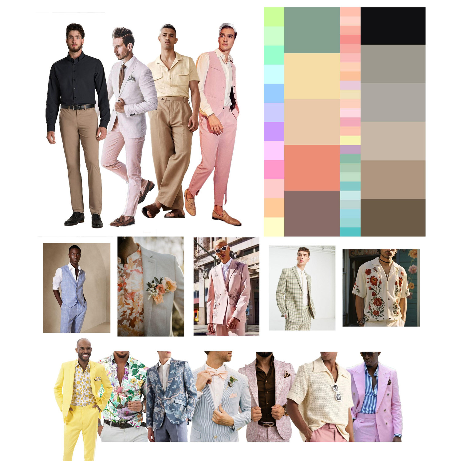 Men's cocktail attire: Sport coat, vest or suit jacket requested for adults. Shirts should have a collar. Opt for beige, grey, black, or any light/pastel color. Patters are okay.