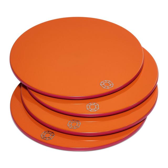Baccarat Octagon Coaster, Set of 4