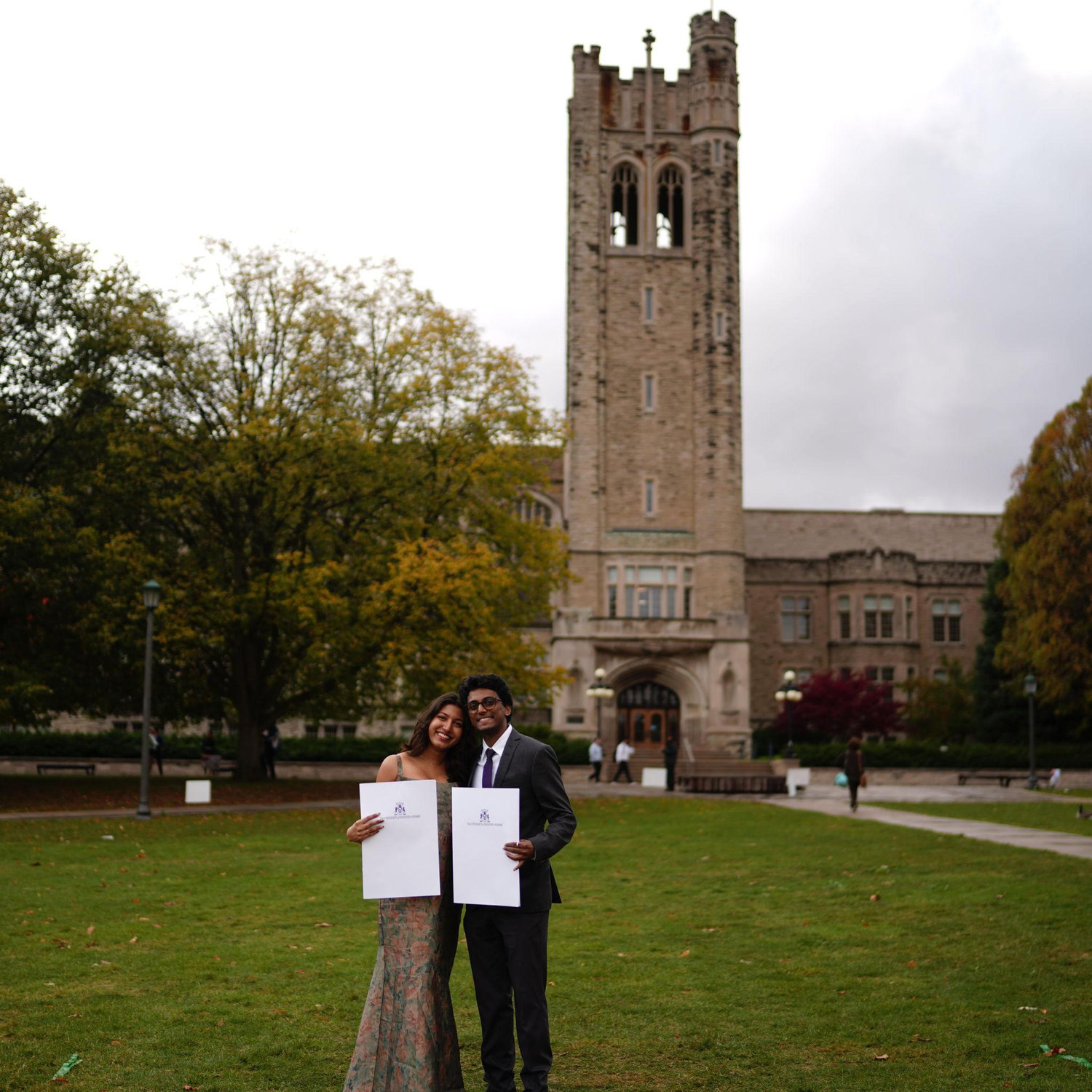 When we graduated together!