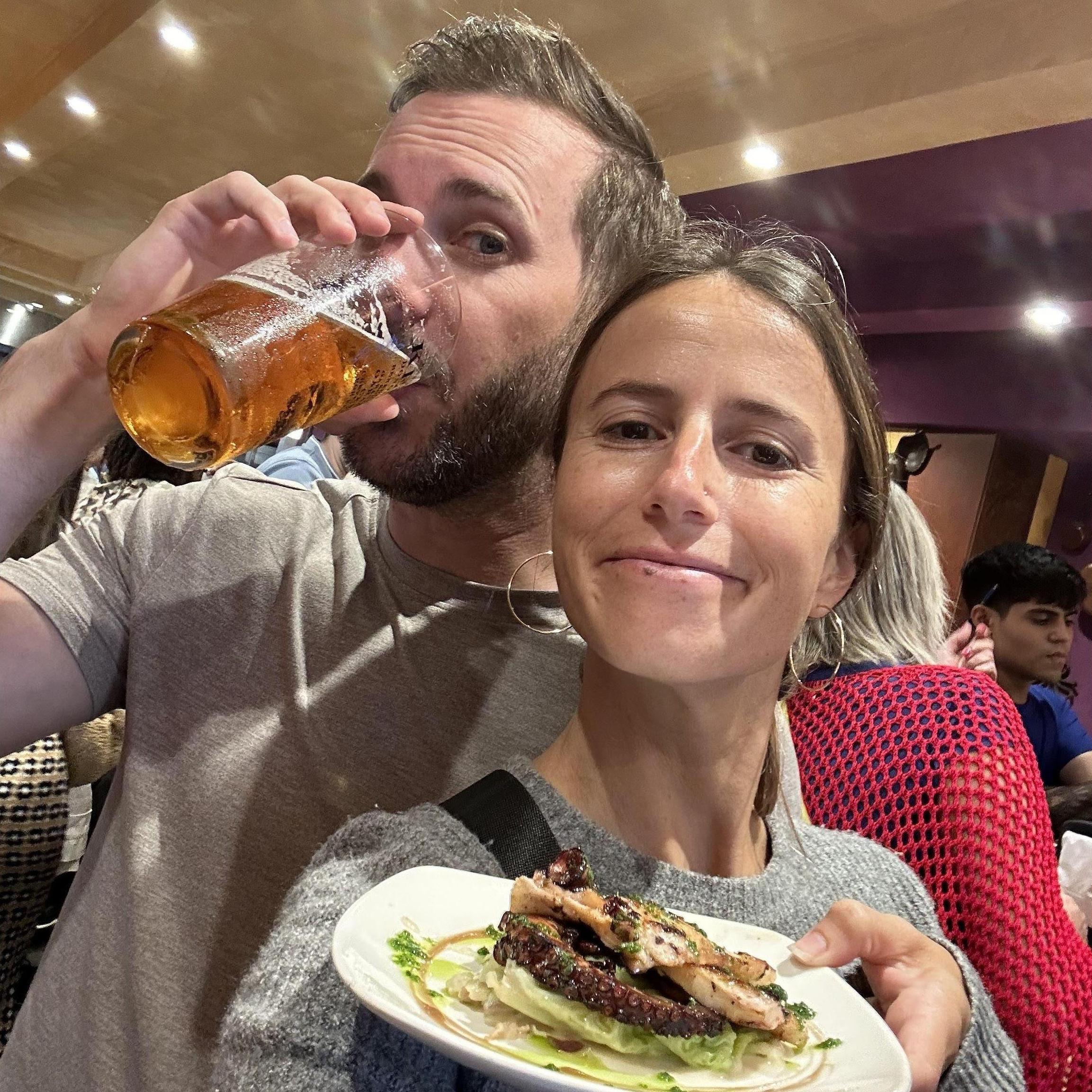 Our favorite restaurant in San Sebasián - La Cuchara de San Telmo.