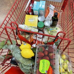 the dreaded first grocery store run when we're back from the festivities