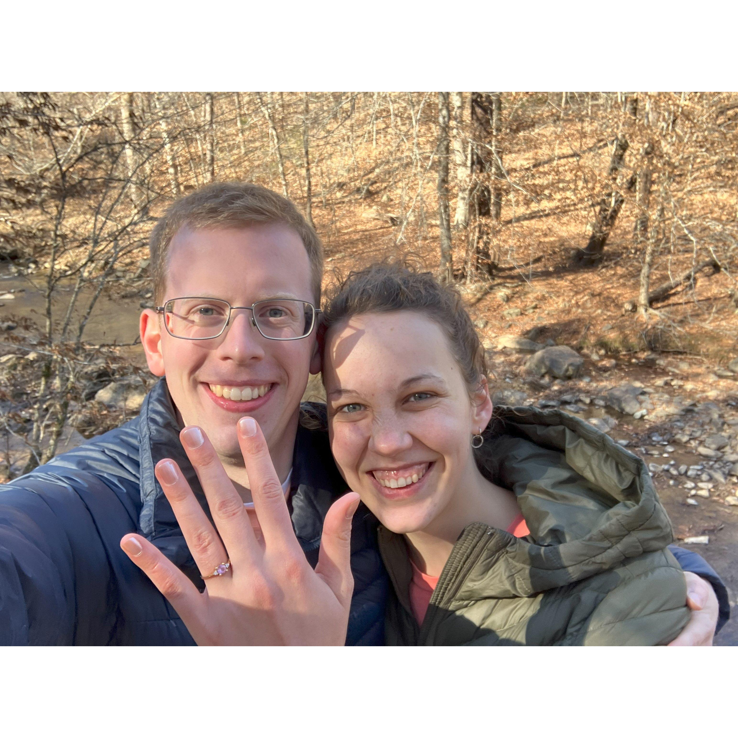 Engagement selfie!