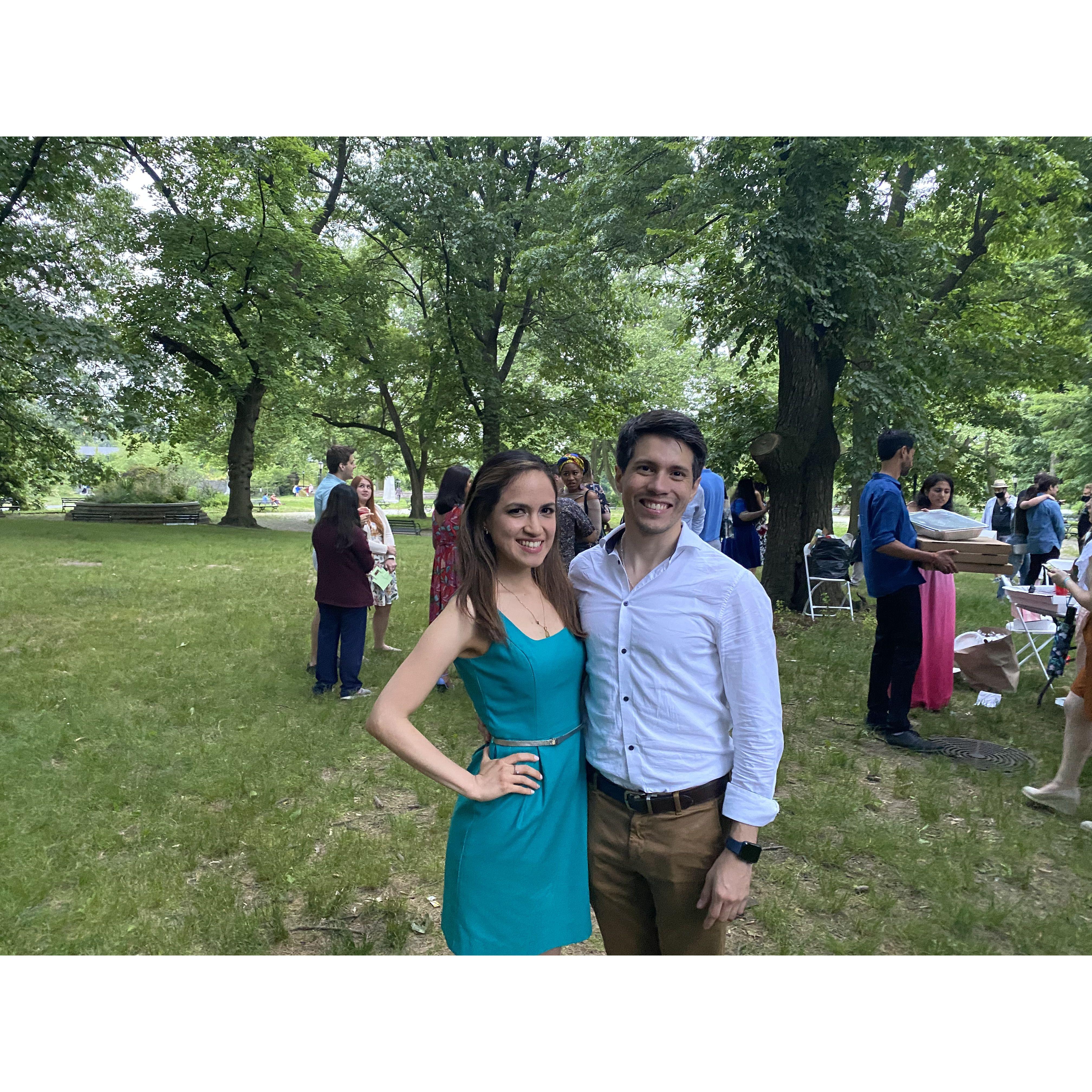 Ana's Pediatric Residency Graduation in NY