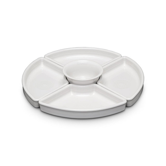 Fiesta 5 Pc. White Entertaining Set
