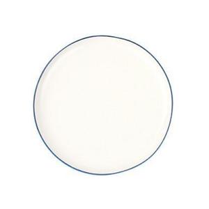 Abbesses Salad Plate Blue Rim, Set of 4