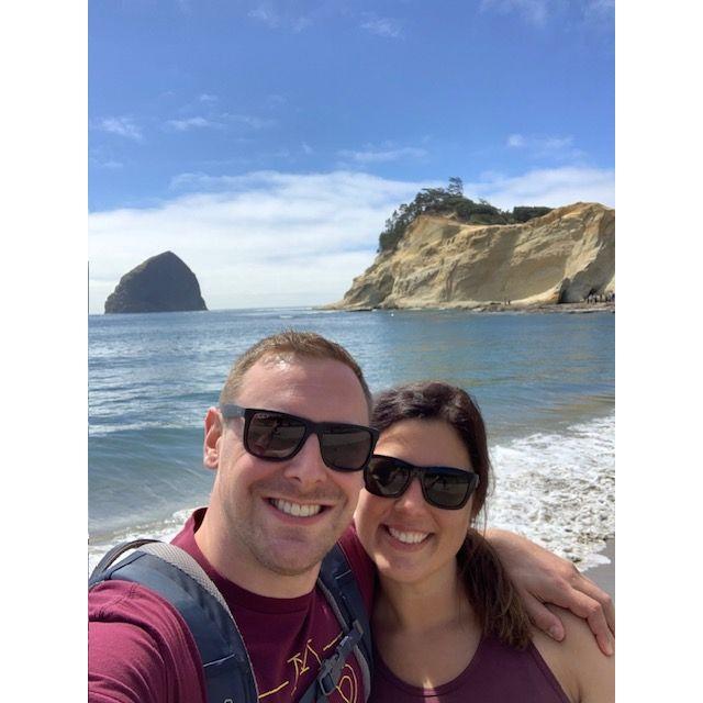 August 2023 at Cannon Beach in Oregon.