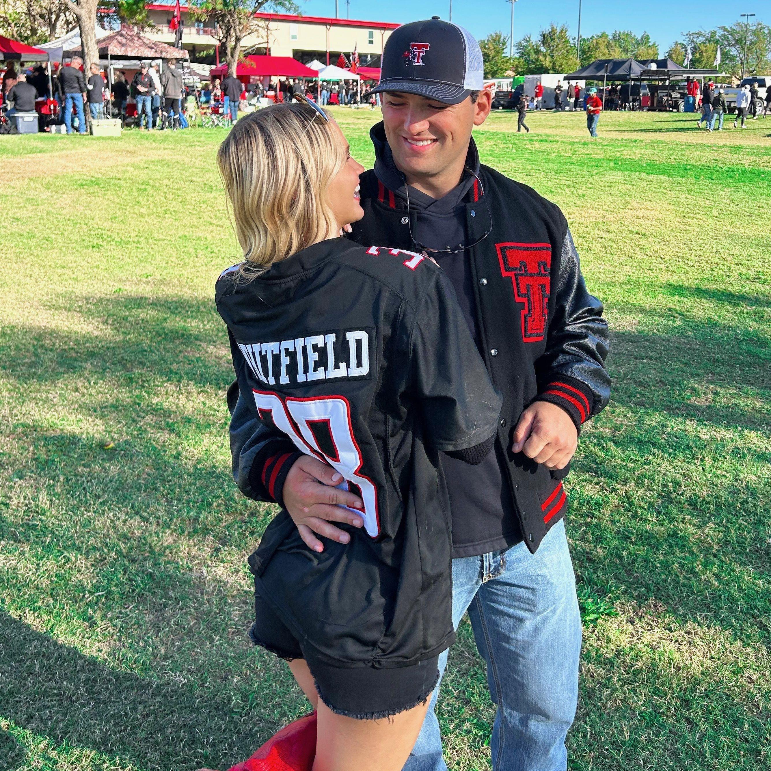 Homecoming Game (Lauren wearing Jett's jersey) - October 14, 2023