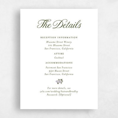 Light Lilac, Purple Wedding Enclosure - Cassie