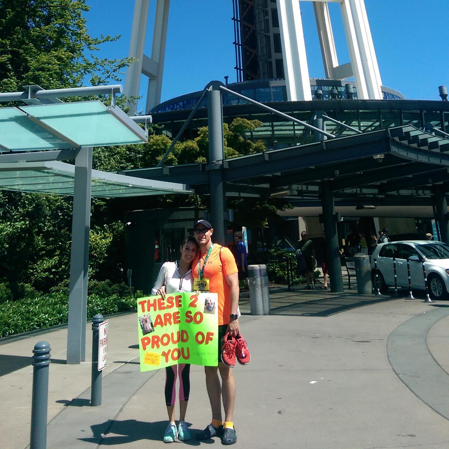 Corey's first marathon
Seattle, 2015